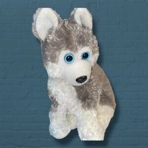 Ty Plush Sledder Husky Pup Alaska Wildlife Nature Stuffed Animal Nursery Gift 7"